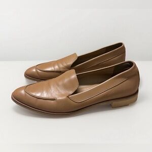 Everlane The Modern Leather Loafers Camel Tan Women 9.5 Preppy Made In Italy